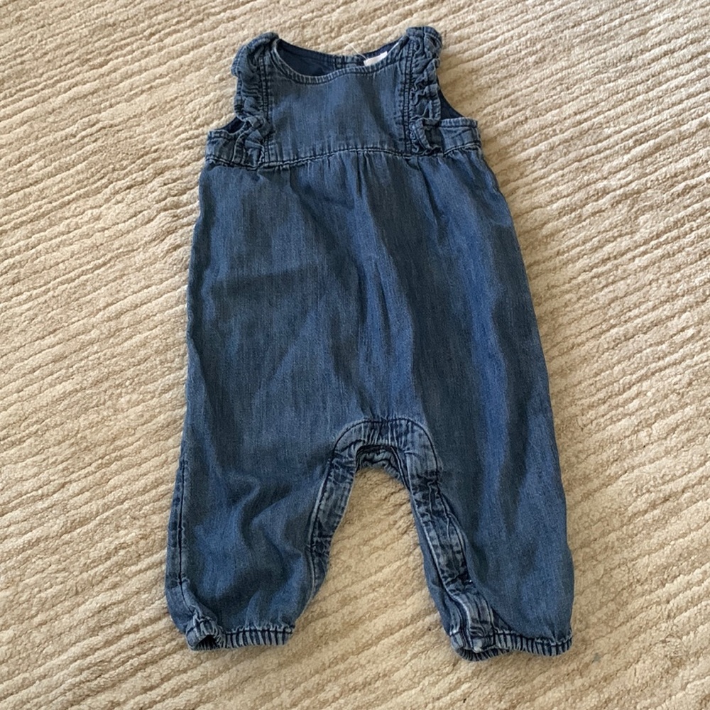 Adorable denim romper